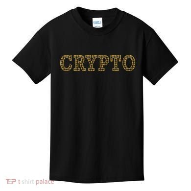 Golden Crypto Logo Limited Edition Kids T-Shirt