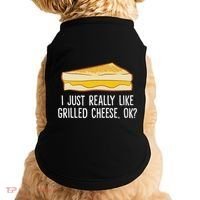 Grilled Cheese Lover I Just Really Like Grilled Cheese Doggie Tank thumb 0