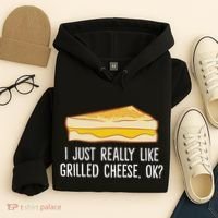 Grilled Cheese Lover I Just Really Like Grilled Cheese Hoodie thumb 4