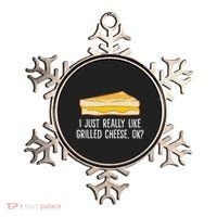 Grilled Cheese Lover I Just Really Like Grilled Cheese Ornament thumb 0