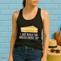 Grilled Cheese Lover I Just Really Like Grilled Cheese Women's Tank Top thumb 2