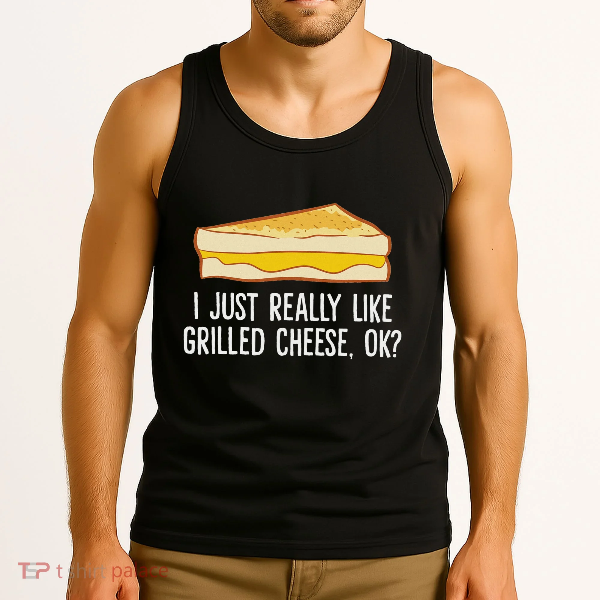 Grilled Cheese Lover I Just Really Like Grilled Cheese Tank Top