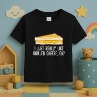 Grilled Cheese Lover I Just Really Like Grilled Cheese Toddler T-Shirt thumb 3