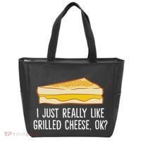 Grilled Cheese Lover I Just Really Like Grilled Cheese Tote Bag thumb 0