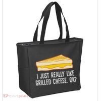 Grilled Cheese Lover I Just Really Like Grilled Cheese Tote Bag thumb 2