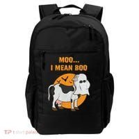 Ghost Cow Moo I Mean Boo Gift Backpack thumb 0