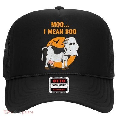 Ghost Cow Moo I Mean Boo Gift Hat