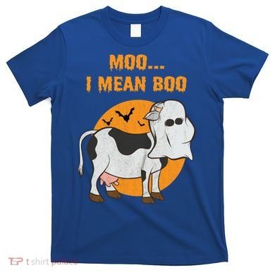 Ghost Cow Moo I Mean Boo Gift T-Shirt