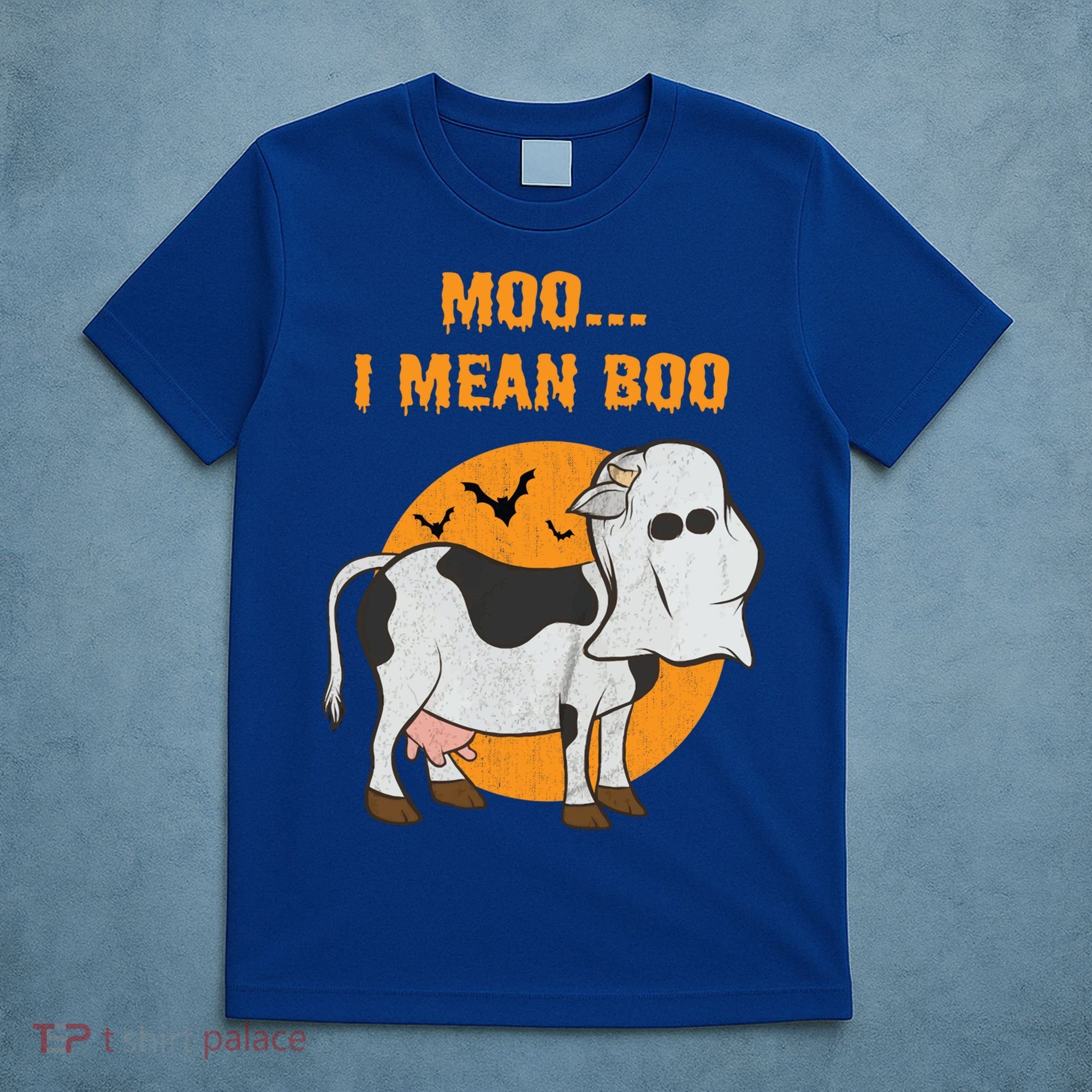 Ghost Cow Moo I Mean Boo Gift T-Shirt