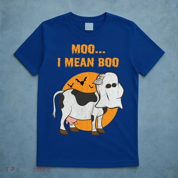 Ghost Cow Moo I Mean Boo Gift T-Shirt