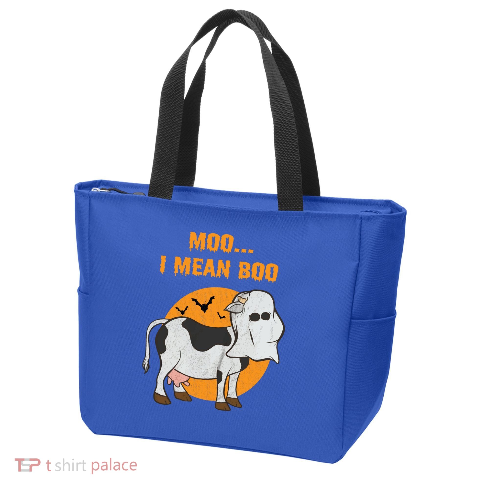 Ghost Cow Moo I Mean Boo Gift Tote Bag