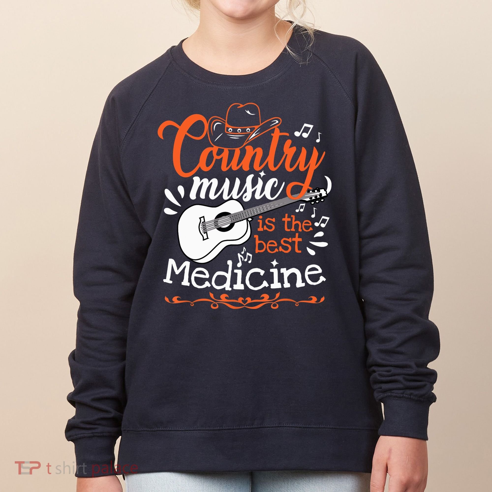 Guitar Country Music Lover Women's Sweatshirt