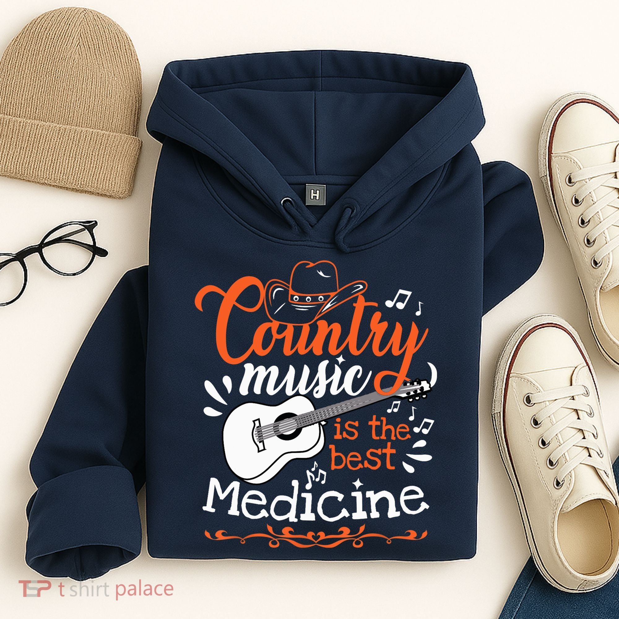 Guitar Country Music Lover Hoodie
