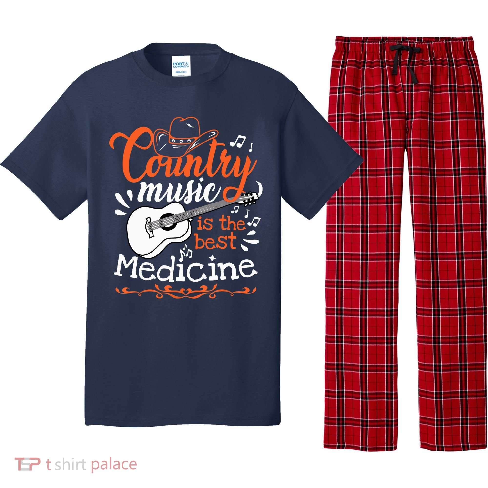 Guitar Country Music Lover Pajama Set