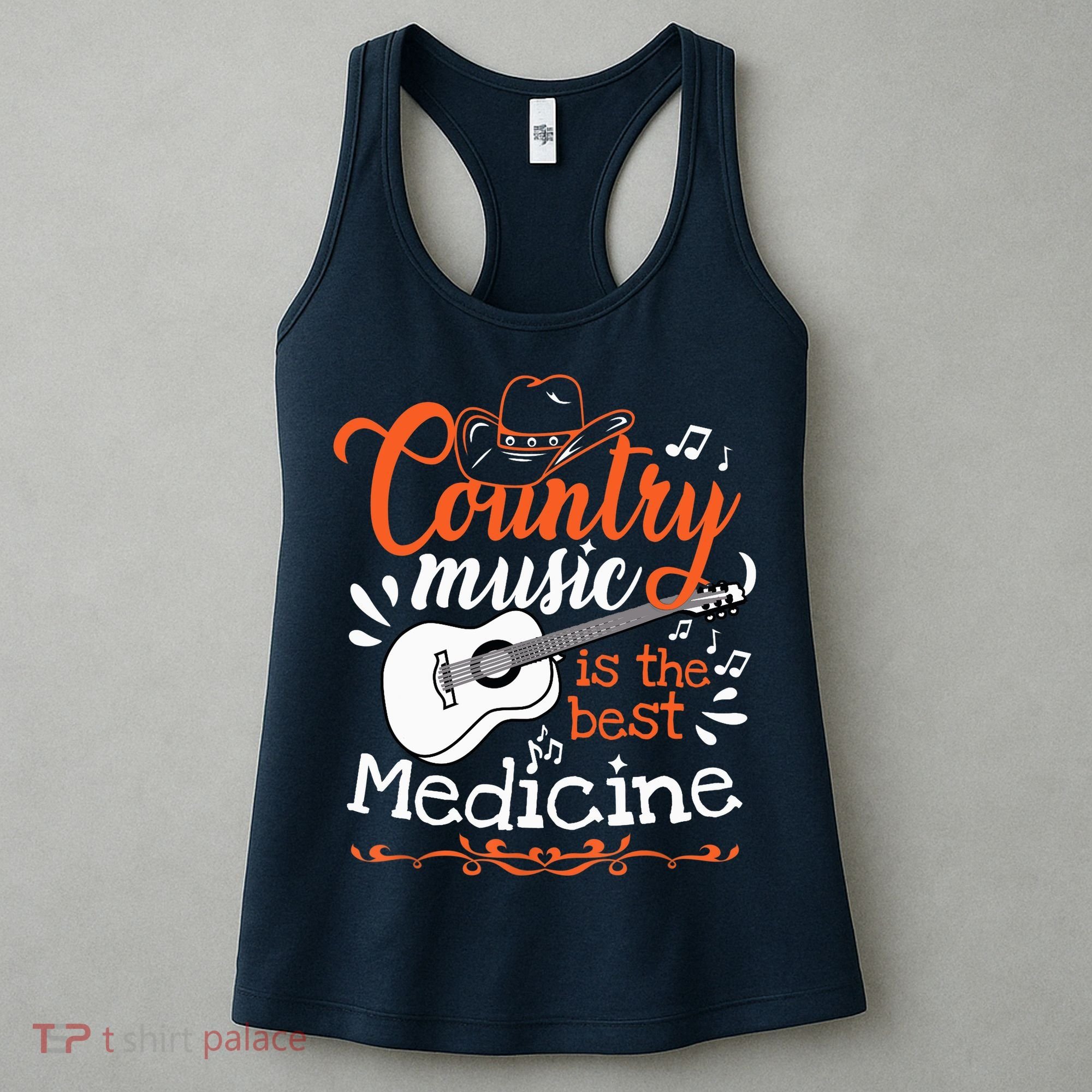Guitar Country Music Lover Women's Tank Top