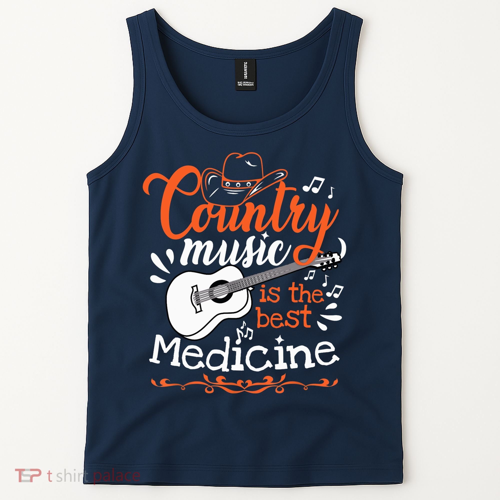 Guitar Country Music Lover Tank Top