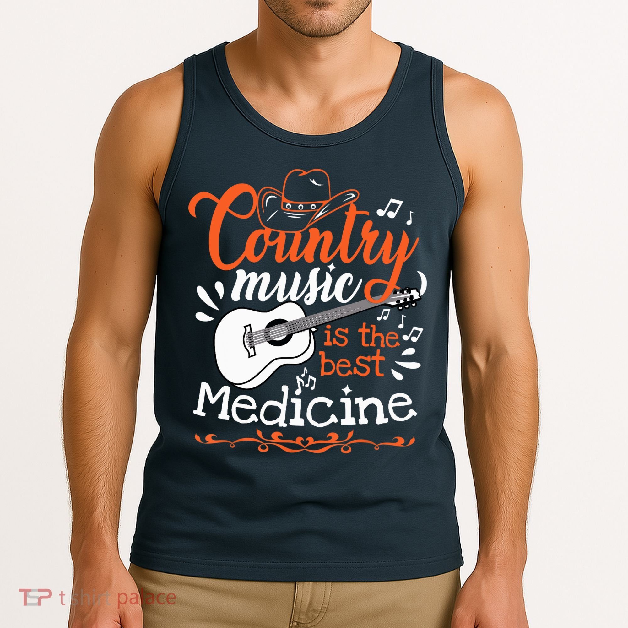 Guitar Country Music Lover Tank Top