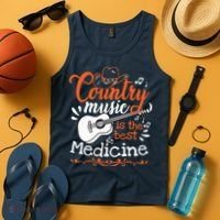 Guitar Country Music Lover Tank Top thumb 4