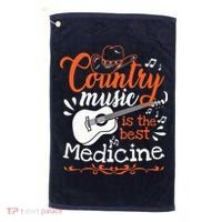 Guitar Country Music Lover Golf Towel thumb 0