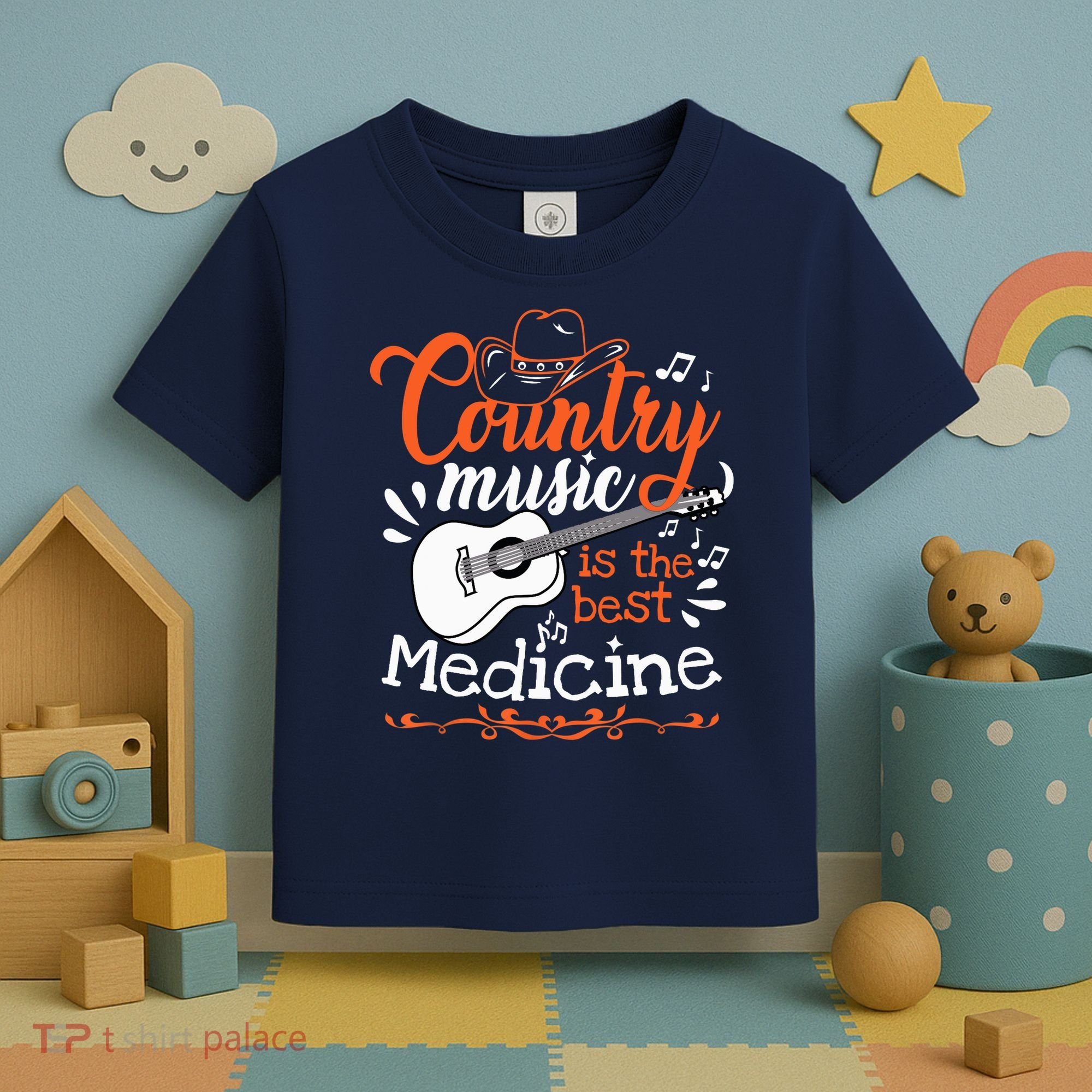 Guitar Country Music Lover Toddler T-Shirt
