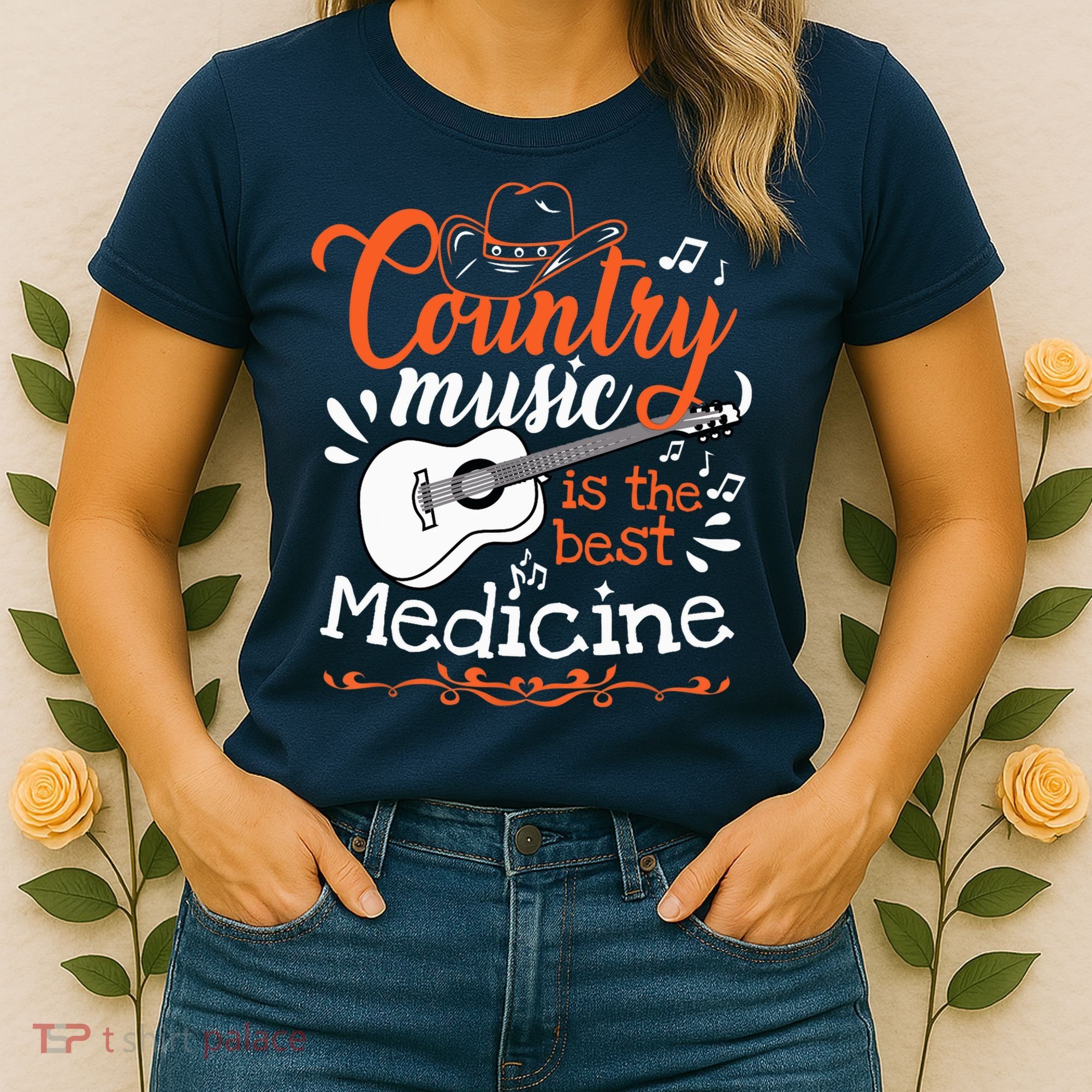 Guitar Country Music Lover Women's T-Shirt