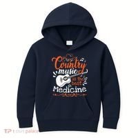 Guitar Country Music Lover Kids Hoodie thumb 0