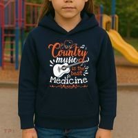 Guitar Country Music Lover Kids Hoodie thumb 3