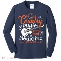 Guitar Country Music Lover Kids Long Sleeve Shirt thumb 0
