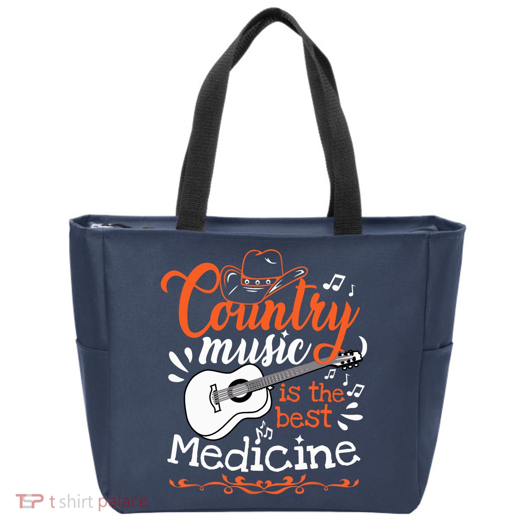 Guitar Country Music Lover Tote Bag