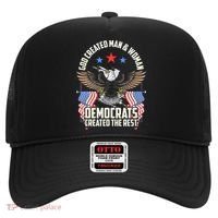 God Created Man And Woman Democrats Created The Rest Hat thumb 0
