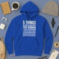 Gardening Chicken Mom 5 Things You Should Know Farmer Gift Hoodie thumb 3