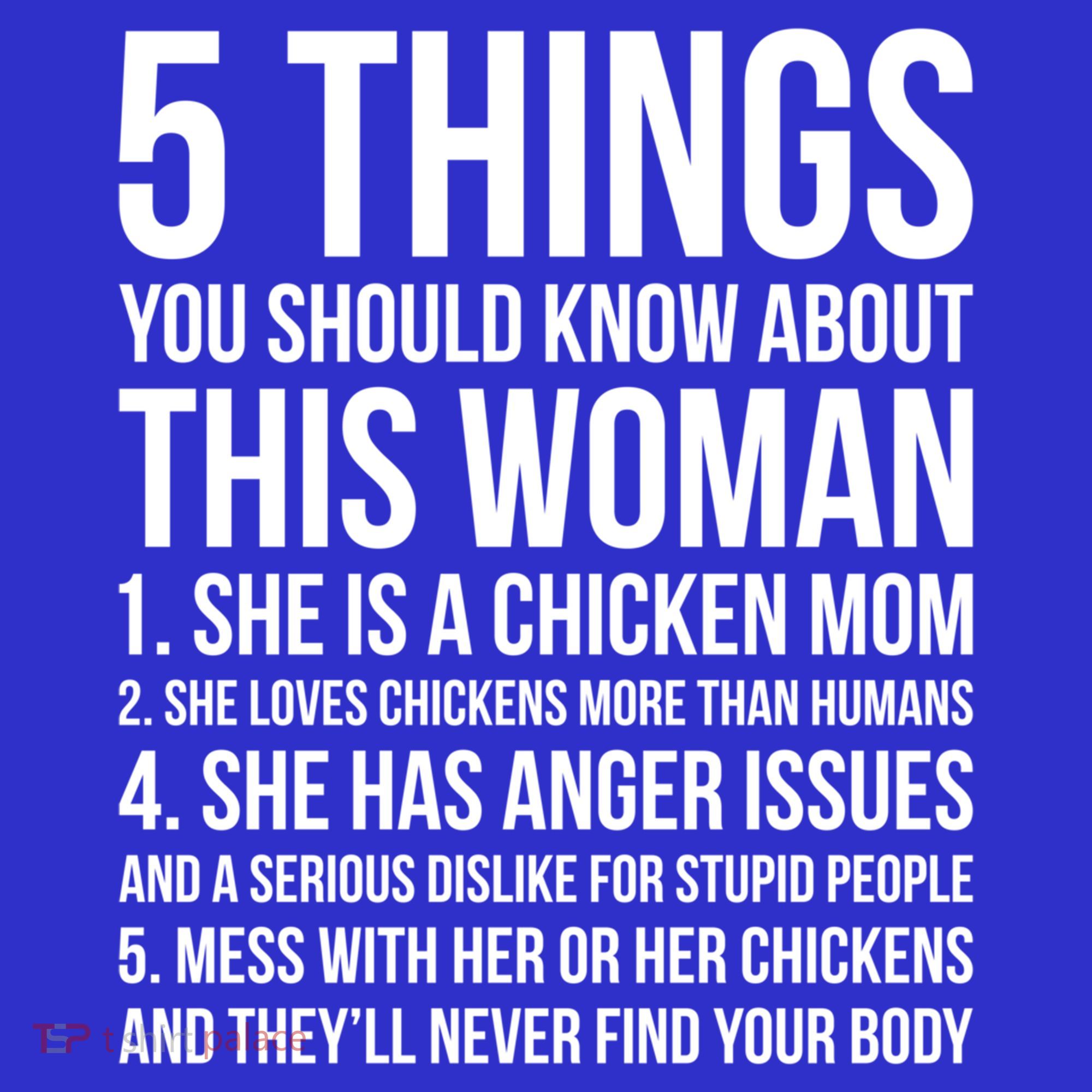 Gardening Chicken Mom 5 Things You Should Know Farmer Gift Women's Tank Top