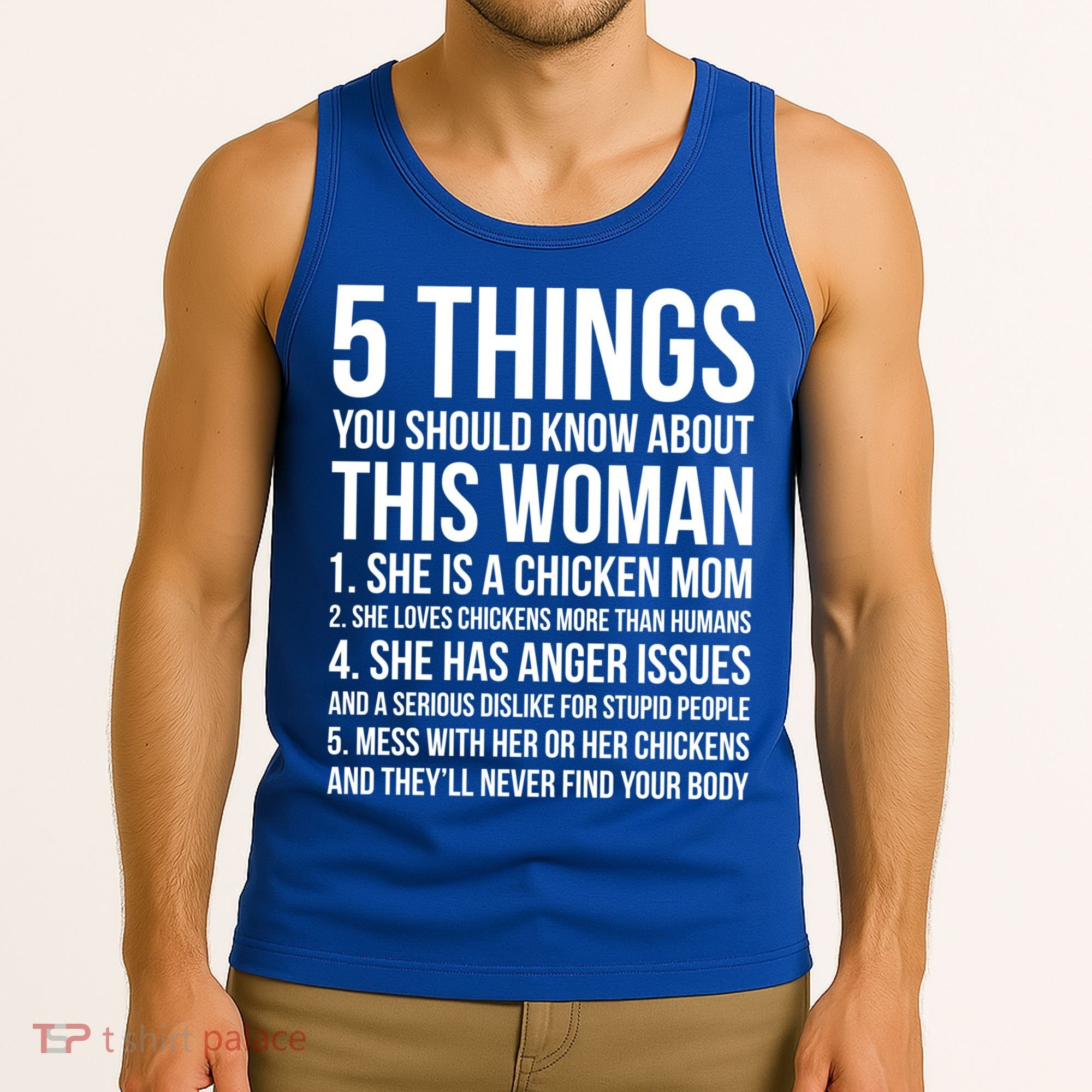 Gardening Chicken Mom 5 Things You Should Know Farmer Gift Tank Top