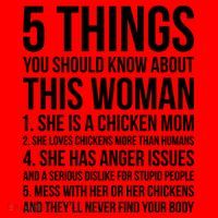 Gardening Chicken Mom 5 Things You Should Know Farmer Gift Santa Hat thumb 1