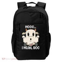 Ghost Cow Moo I Mean Boo Costume Halloween Gift Backpack thumb 0
