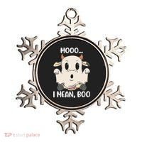 Ghost Cow Moo I Mean Boo Costume Halloween Gift Ornament thumb 0