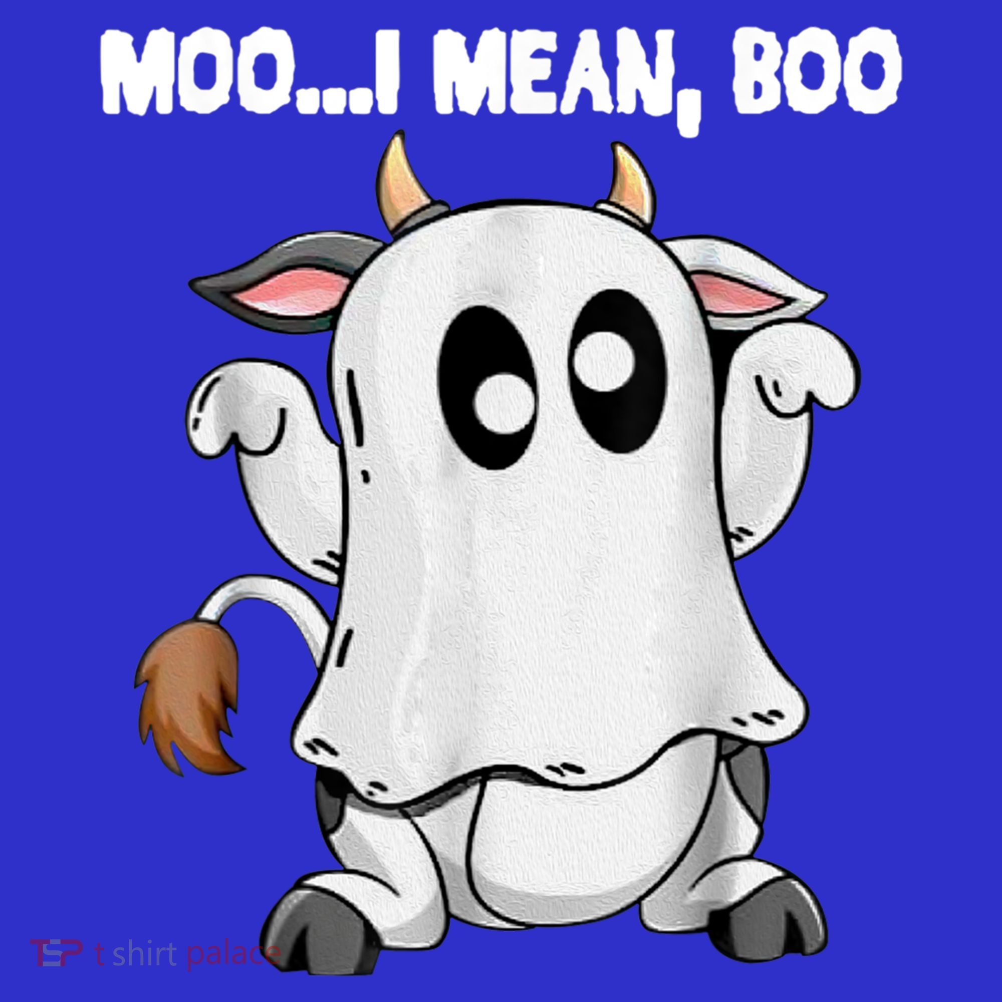Ghost Cow Moo I Mean Boo Funny Halloween Cow Boo Meaningful Gift Baby Bodysuit