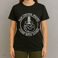Gun Control Means Using Both Hands T-Shirt thumb 4