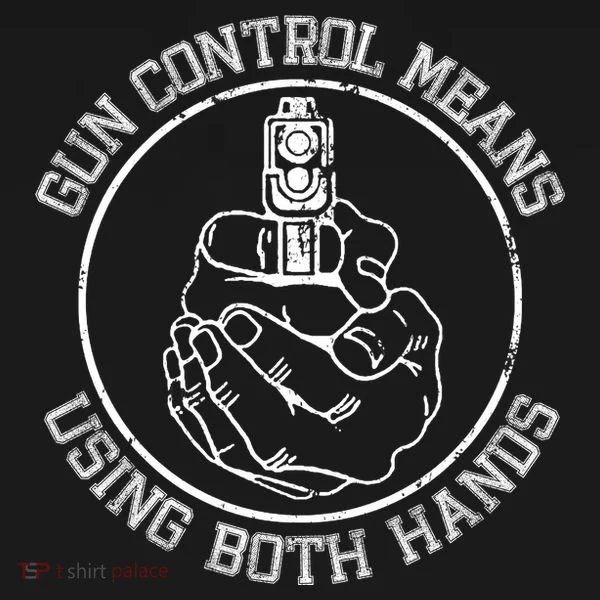 Gun Control Means Using Both Hands Ornament
