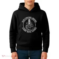 Gun Control Means Using Both Hands Kids Hoodie thumb 4
