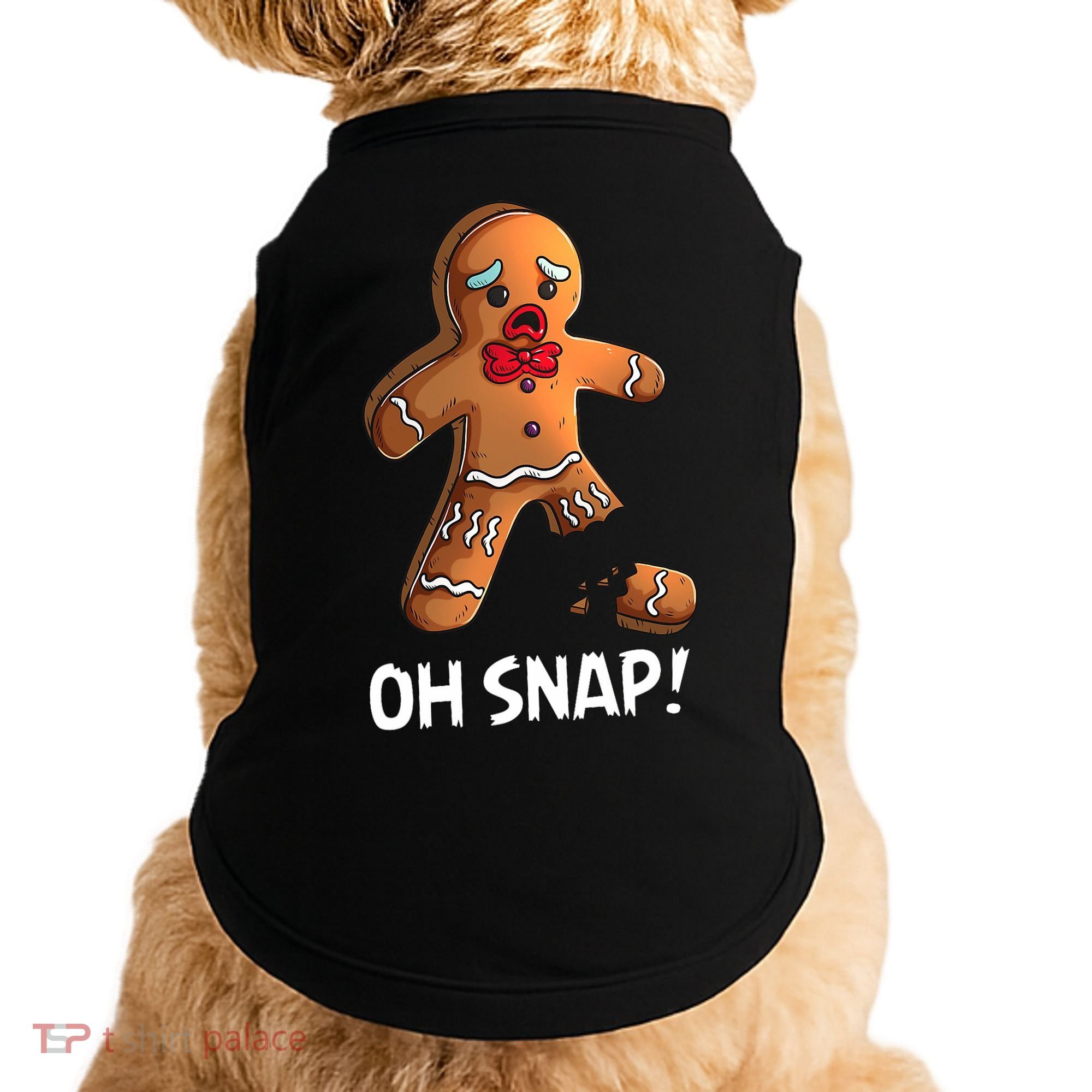 Gingerbread Christmas Market Baking Gingerbread Man Oh Snap Doggie Tank