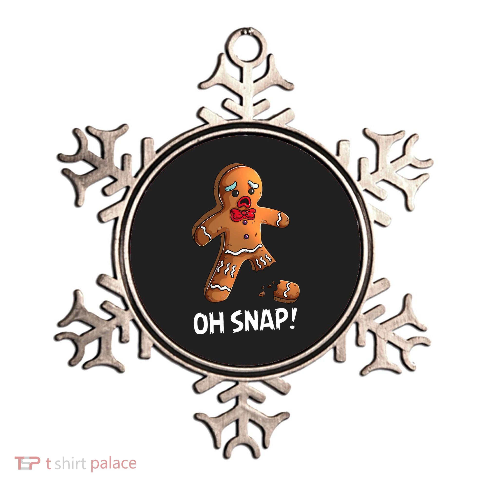 Gingerbread Christmas Market Baking Gingerbread Man Oh Snap Ornament