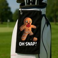 Gingerbread Christmas Market Baking Gingerbread Man Oh Snap Golf Towel thumb 2