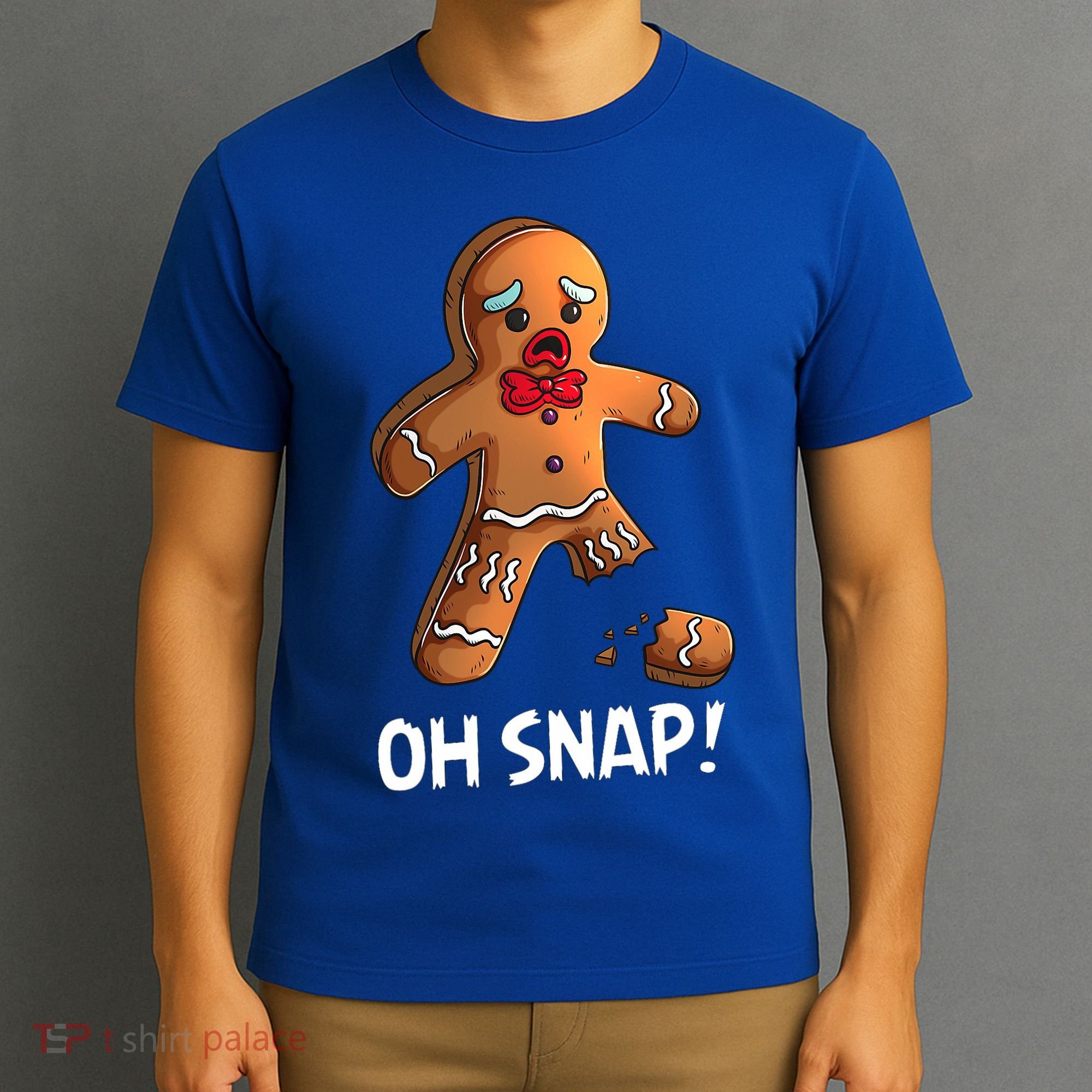Gingerbread Christmas Market Baking Gingerbread Man Oh Snap T-Shirt