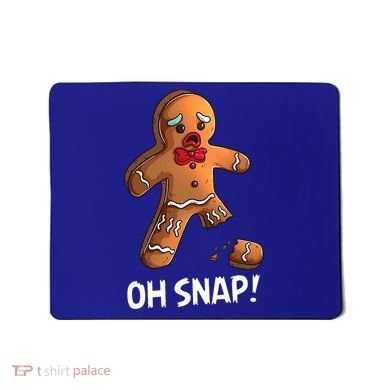 Gingerbread Christmas Market Baking Gingerbread Man Oh Snap Mousepad