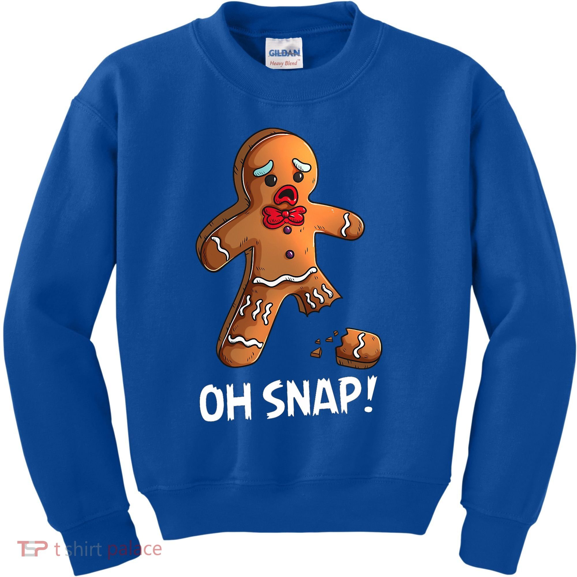 Gingerbread Christmas Market Baking Gingerbread Man Oh Snap Kids Sweatshirt