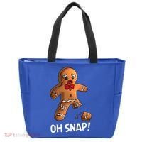 Gingerbread Christmas Market Baking Gingerbread Man Oh Snap Tote Bag thumb 0