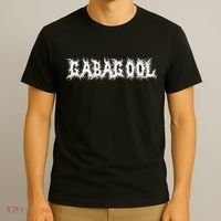 Gabagool Capicola Metalcore Nj Food Parody Death Metal Font T-Shirt thumb 3