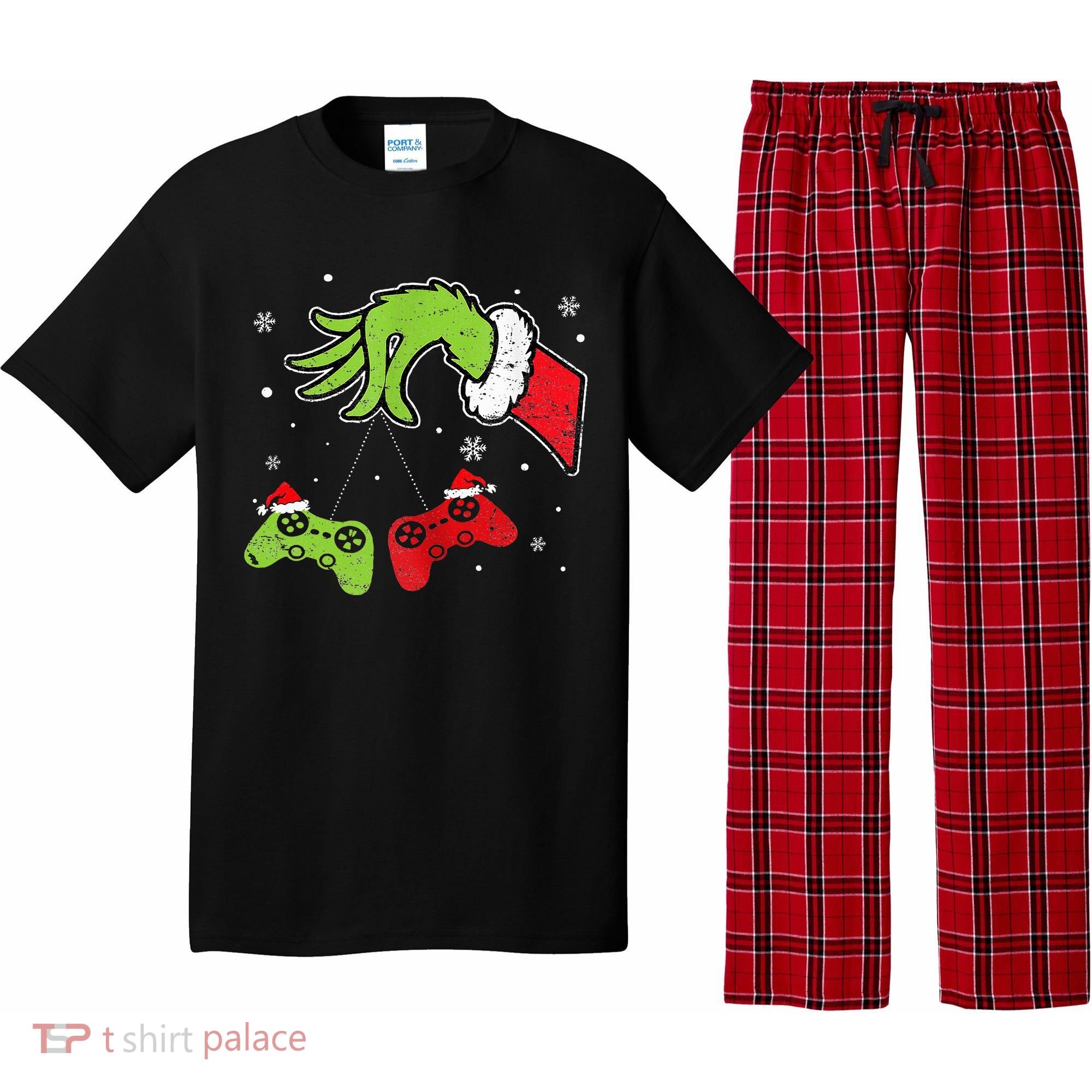 Gaming  Christmas Matching Pajamas Funny Gamer  Pajama Set