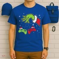 Gaming  Christmas Matching Pajamas Funny Gamer  T-Shirt thumb 6